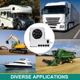 thumbnail image 5 of 12V Mini Split Air Conditioner for Semi-Truck/RV, 12000 BTU Engine-Off DC Cooling AC Unit, Up to 960W, Remote Control, 5 of 8