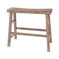 thumbnail image 3 of Sunny Designs Marina 30" Mahogany Wood Bench in Beach Pebble Beige, 3 of 3