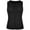 Pure Black, variant on QRIC Men Waist Trainer Vest Shapewear Hot Sauna Suit Corset Body Shaper Zipper Tank Top Workout Shirt