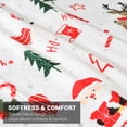 thumbnail image 6 of Gogreen Flannel Sheet Set Christmas Printed 4PC Deep Pocket Full Sheet Set Fit 16", Breathable Super Soft Full Size Sheet Set, Luxury Hotel Style Home Decor Full Bed Sheet Set, Gift for Women, Men, 6 of 10