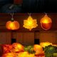 thumbnail image 5 of LED Pumpkin Maple Leaf Light String Thanksgiving Lantern Decorative Light Pendant Holiday Lighting Arrangement Ornaments, 5 of 5