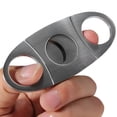 thumbnail image 2 of TENIRO 2026 New Stainless Steel Cigar Cutter Sharp Cigar Cutter Smoke Stainless Easy Utility Steel Scissors Portable Tools&Home Improvement,For Cigar,Travel,Home,Party,Gift, 2 of 4