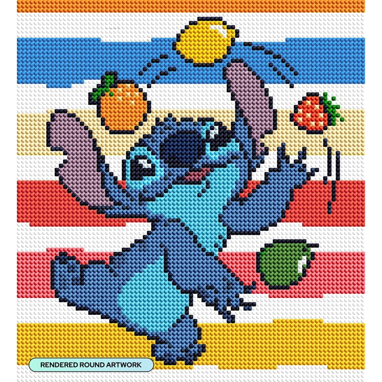 DIAMOND ART CLUB® Stitch's Juggling Act Diamond Painting Kit, Fun