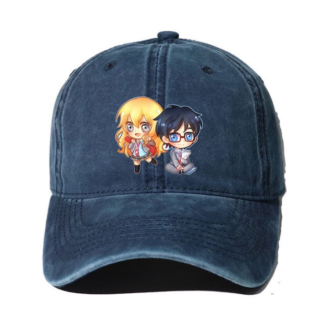 Gorra con visera My Hero Academia de mezclilla para hombre y mujer