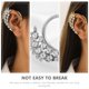 thumbnail image 3 of FESTFENDS 1Par De Oreja Con Fashion De Rhinestone Para Mujer Uso Casual Y Formal, 3 of 8