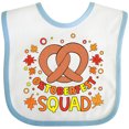 thumbnail image 3 of Inktastic Oktoberfest Squad Fall Leaves Pretzel Boys or Girls Baby Bib, 3 of 4