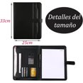 thumbnail image 2 of Carpeta Portafolio Profesional, Carpeta de Documentos, Carpeta Organizadora con Calculadora y Almohadilla de Escritura, para Presentación, Tarjetas de Visita, Oficina Trabajo Uso., 2 of 4