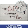 thumbnail image 4 of SoHome Cozy Living Seasoned with Love Anti-Fatigue Kitchen Mat, Grey/Red, 20"x36", 4 of 7