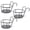 Black, variant on Gymnture 3pcs Hanging Railing Planter Flower Pot Holders for Fence Balcony (Black)