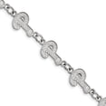 thumbnail image 2 of Women's Philadelphia Phillies Logo Bracelet with Extension, 2 of 3