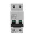 thumbnail image 1 of 250V DC 2P Low voltage Miniature Air Circuit Breaker Solar Energy Switch (63A), 1 of 2