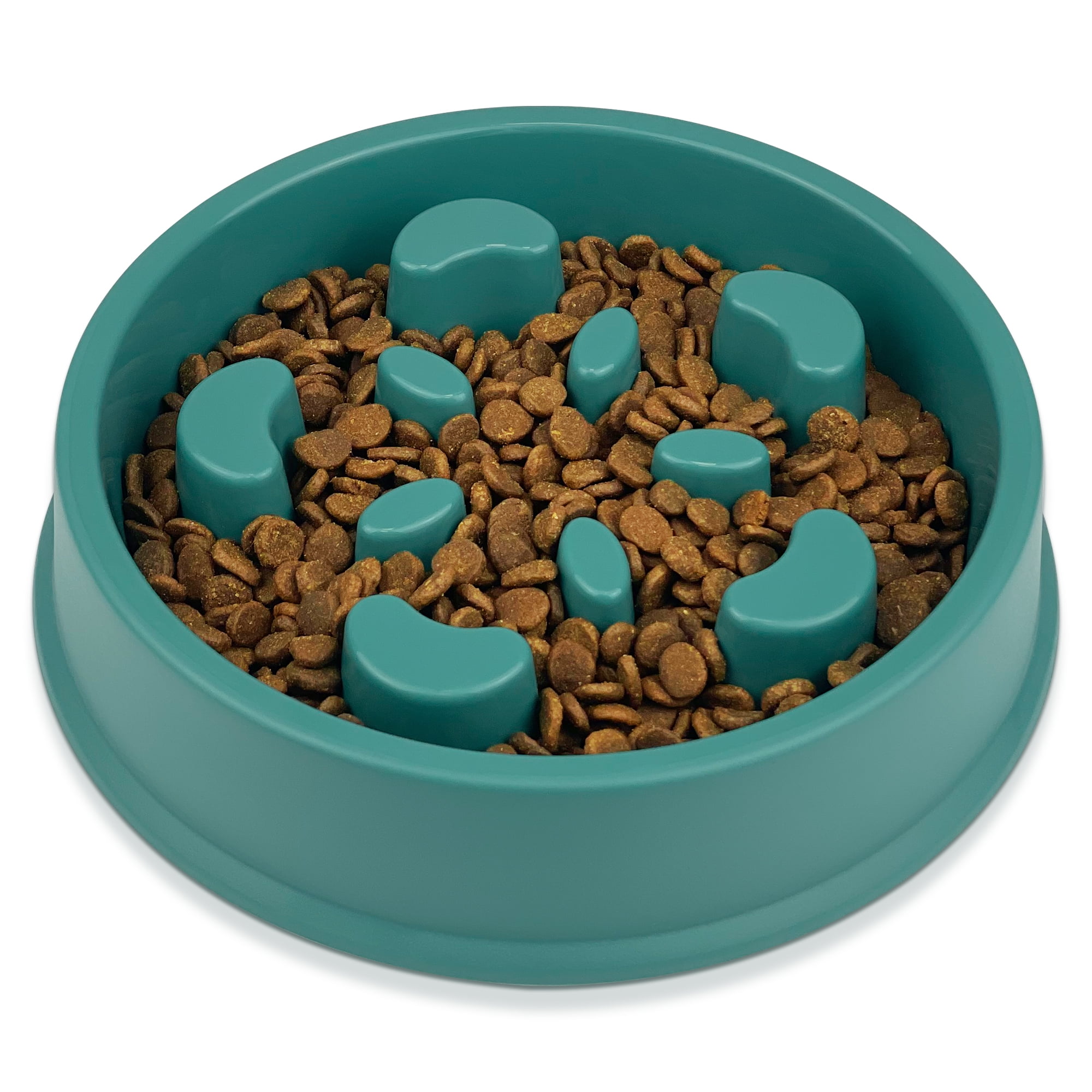 Ptlom Pet Slow Feeder Bowl, Cats Dogs Slower Food Water Feeding Bowls
