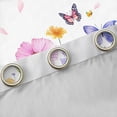 thumbnail image 4 of Manfei Floral Flower Blackout Curtains Set of 2 (52x84 Each) for Female, Rustic Butterfly Animal Window Curtains, Vintage French Style Curtains and Drapes, Living Room Curtains Decor, 4 of 6