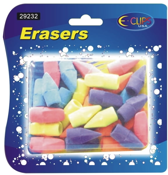 Pencil Cap Erasers 30 count Case Pack 24