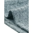 thumbnail image 5 of INSPIRE CHIC Women's Lounge Outfits Ribbed Knit Short Sleeve Tops with Shorts Soft Casual Pajama Sets S Blue, 5 of 6