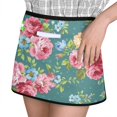 thumbnail image 2 of Men Women Aprons with Pockets Work Waist Apron Pioneer Colorful Floral Half Apron, 2 of 6