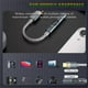 thumbnail image 3 of BA23 USB Type C to 3.5 mm Jack Adapter Headphone Amp USB C Audio AUX Converter Decoder CX31993 PCM 32Bit 384KHz A, 3 of 4