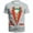 Light Gray, variant on Men's Christmas Short Sleeved Crewneck T Shirt for All Occasions Comfortable and Stylish Holiday Apparel