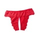 thumbnail image 4 of Gibobby Bragas Bikini Elásticas Ropa interior mujer Bragas encaje sexy Estiramiento Hipster Calzoncillos Ropa interior Señora Ropa interior （Rojo， XXL), 4 of 5