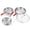 7.8"10"12", variant on DELARLO Triply Stainless Steel Pan 8/10/12In Frying pan Set,Induction Skillet Compatible Up to 600℉, Fast and Even Heat