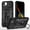 Black, variant on Dteck Case for iPhone 16e,Shockproof Rugged Case with Slide Camera Cover Rotated Ring Kickstand Military-Grade TPU+PC Back Phone Case for iPhone 16e,Black