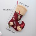 Oversized Christmas Stocking Gift Bag Large Decorative Stocking Pendant