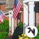 thumbnail image 2 of Flag Bracket Holder 2 Angle Aluminium Alloy Flag Pole Holder Wall Mount (black), 2 of 4