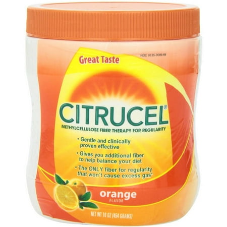 Citrucel Citrucel Fiber Therapy Orange, 16 OZ (Pack of 3)