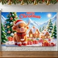 thumbnail image 5 of Cartoon Cow Merry Christmas Festive Banner Decorative Design Holiday Tree Present for Christmas Party Indoor Decoration Festive Celebration, 5 of 9
