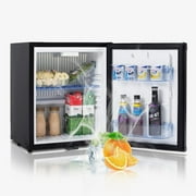 Mini Refrigerator Semi Truck AC110 DC 12V Fridge 1.0 Cu ft Freightliner Cascadia Reversible Door