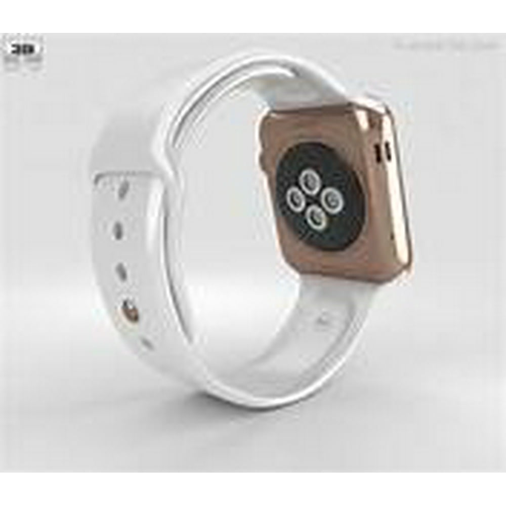 Refurbished Apple Watch Series 3 38MM Rose Gold Case/White Band - Walmart.com - Walmart.com