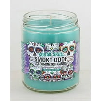 Smoke Odor Exterminator 13oz Jar Candle, Sugar Skull, 13 oz,