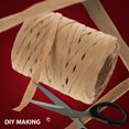 thumbnail image 4 of ifundom Natural Beige Raffia Paper Cord for Crafts, Wrapping, Packaging, Floral Arrangements, and Home Decor Projects, 4 of 6