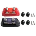 2Pc 12V48V Dc Bus Bar Distribution Block with Dual Studs Terminals
