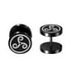 thumbnail image 5 of Pendientes de botón Yuyangstore góticos Redondos negros piercing joyería Aretes, 5 of 8