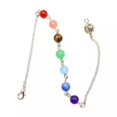 thumbnail image 6 of K-KED 10PCS Handmade Seven Chakra Gemstone Pendant Chain Delicate Jewelry Rainbow Color Gift-Bronze hollow bead chain, 6 of 9
