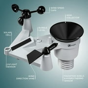 Logia ProWeatherLive Wireless Weather Station with 4-Day Forecast & Solar Power