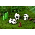 thumbnail image 7 of Ksopiavobs 10 Pcs Cute Mini Pandas Figurines Bamboo Miniature Animal Miniature Figurines DIY Cake Topper for Moss Landscape Home Decoration, 7 of 7