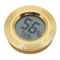 thumbnail image 1 of Insert Digital Hygrometer Round Cigar Box High Accuracy Electronic Temperature Humidity Meter, 1 of 9