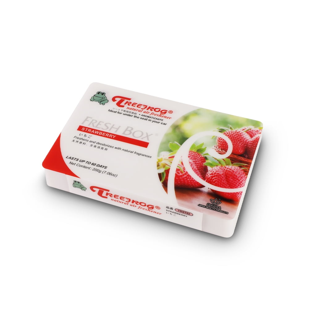 Treefrog 200g Strawberry Scent Air Freshener Under Seat Car Natural