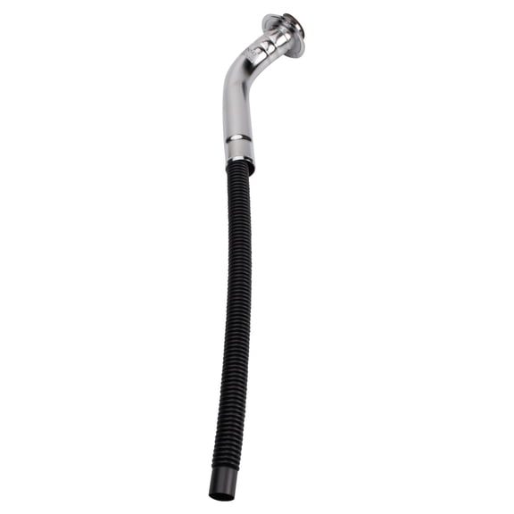 TRQ Fuel Tank Filler Neck Gas With Hose Fits 90-96 Ford F150 Truck Midship Tank 97 F250 HD V8 5.8L 90-95 F350 7.5L SRW