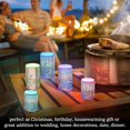 thumbnail image 4 of Yayeee Flameless Candles with Remote Flickering Battery Operated Multi Color Changing, Blue Plants Window, 4 of 7