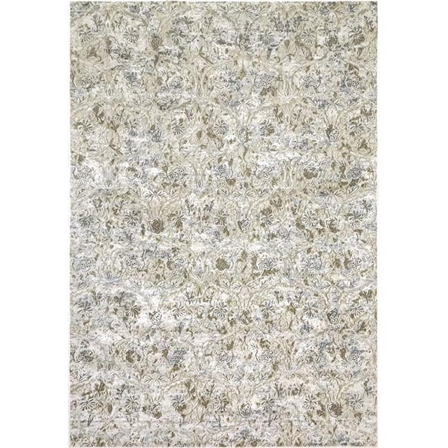 Dynamic Rugs CU69982036242 5 ft. 3 in. x 7 ft. 7 in. Chateau 98203 Rectangle Modern Area Rug - 6242 Beige & Blue