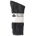 thumbnail image 3 of Womens Wholesale Winter Cotton Crew Socks - Black Sport Crew Socks For Women - 9-11 - 12 Pack, 3 of 4