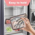 thumbnail image 4 of 2Pcs 304 Stainless Steel Food Storage Box with Lid for Bacon Steak Meat Seafood Frozen Storage Box Refrigerator Organizers, 4 of 5