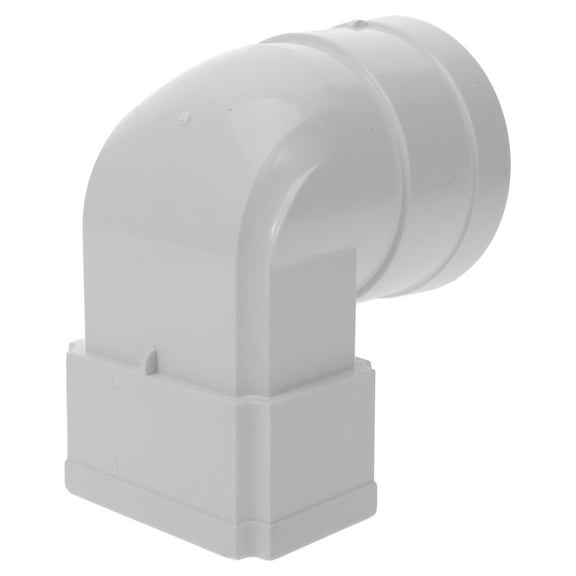 Worgeous Plastic Rain Gutter Adapter for Home Downspouts Drainage Connector 1 Piece