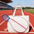 thumbnail image 4 of Bolsa de tenis, bolsa para raquetas de bádminton, almacenamiento para raquetas, bolso para raquetas de tenis Blanco, 4 of 8