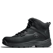 Timberland Ledge Waterproof Hiking Boots for Men Leather Lace Up Outdoor Boots Rebotl Fabric Eva Cushion Rubber Lug Outsole