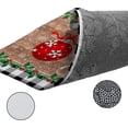 thumbnail image 5 of Kitchen Rug Mat Christmas Red Balls Buffalo Check, Set of 2, Anti-Fatigue Non-Skid Washable Kitchen Runner Rugs, Holly Berry Soft Comfort Rug for Kitchen, Floor Home, Front of Sink, Laundry, 5 of 5