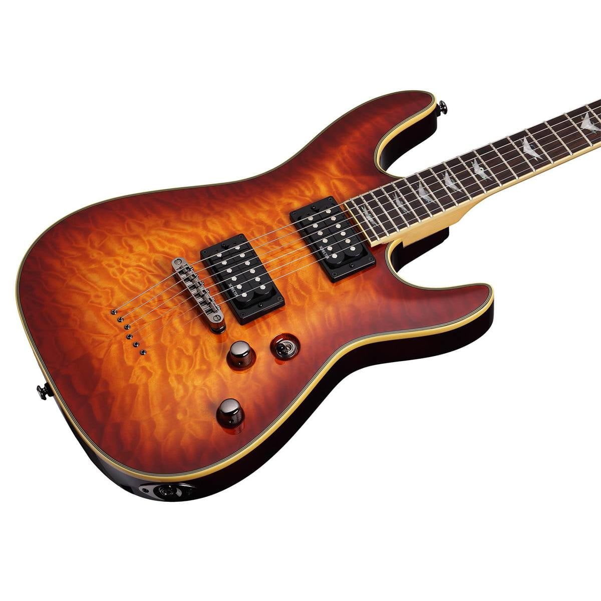 Schecter Omen Extreme-6 Series Electric Guitar w/Quilted Maple Top - Vintage Sunburst